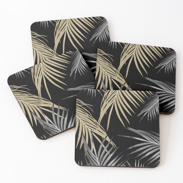 Item preview, Gold Gray Palm Leaves Dream #1 #tropical #decor #art designed and sold by Anita's & Bella's Art.