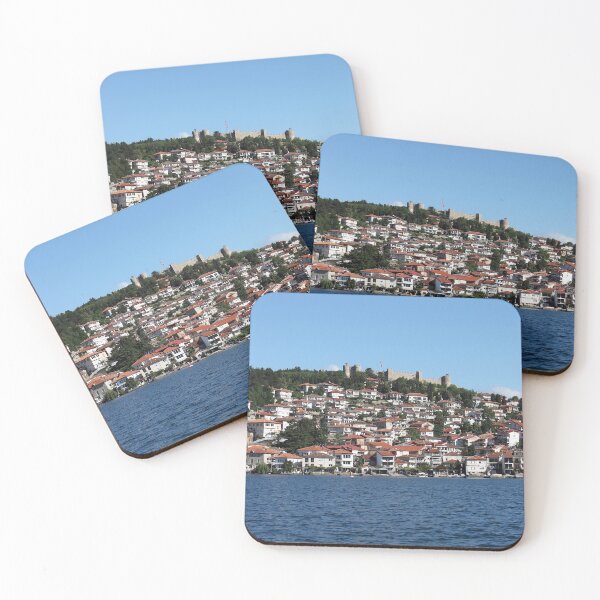 Item preview, Ohrid city and lake landscape North Macedonia designed and sold by goceris.
