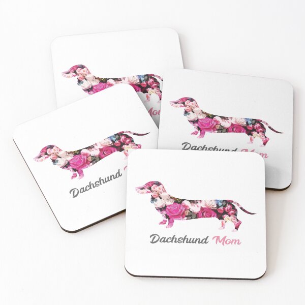 Item preview, Dachshund Mom Pretty Floral Design designed and sold by SmartPooch.