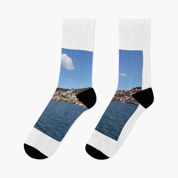 Item preview, Ohrid city and lake North Macedonia designed and sold by goceris.