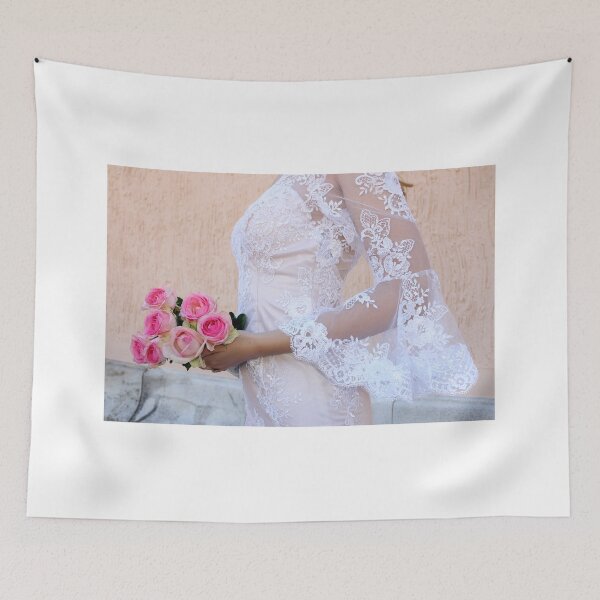 Item preview, wedding dress and bouquet of roses  designed and sold by goceris.