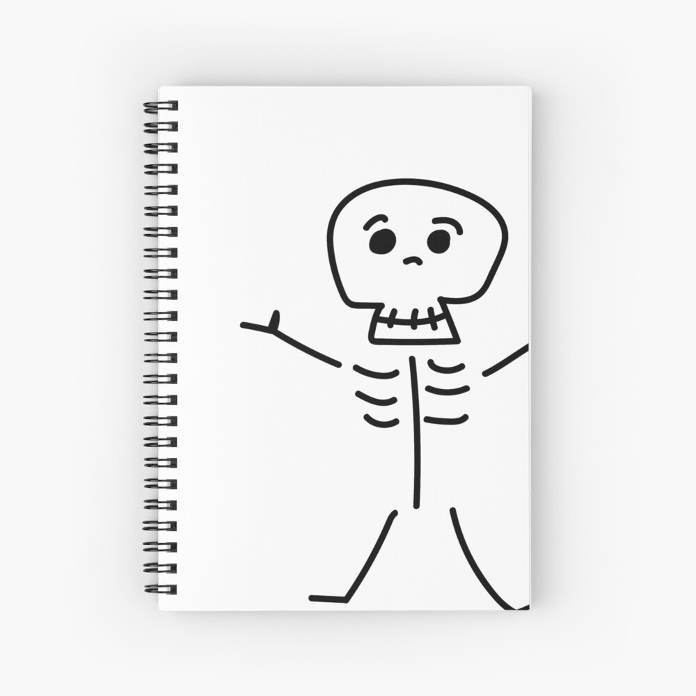 Cute Skeleton Art Print By Mash701 Redbubble