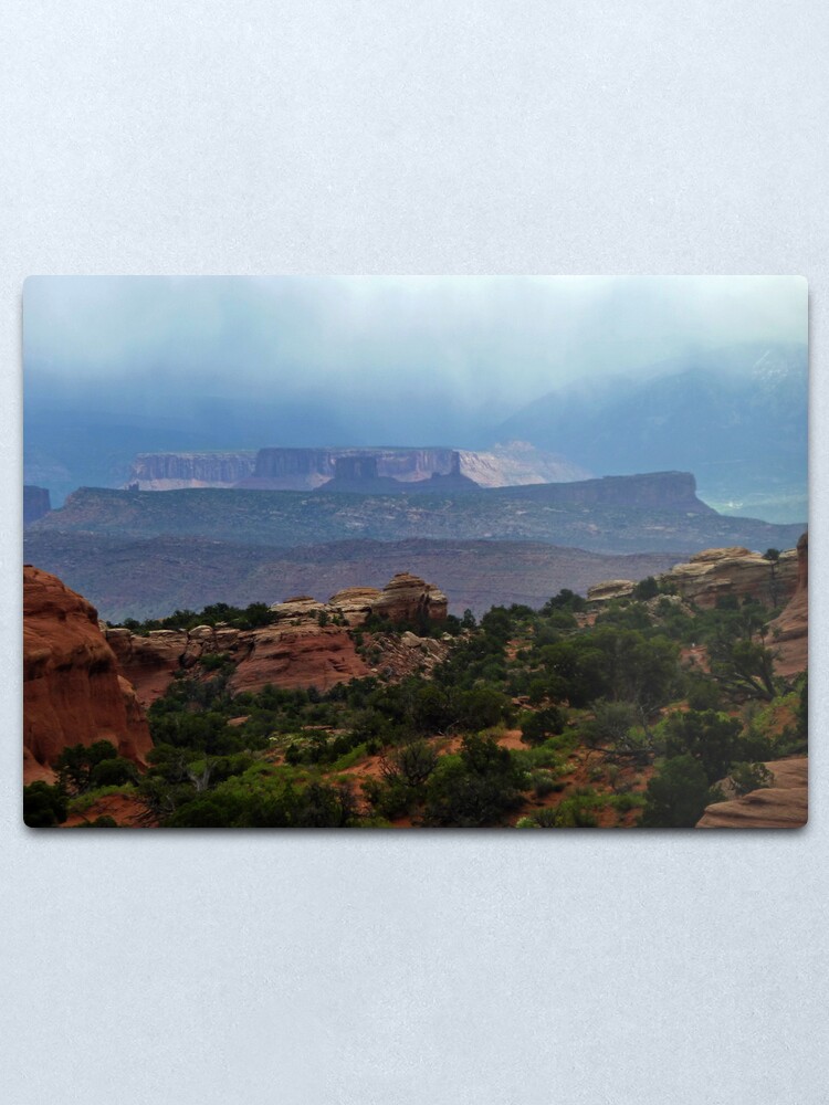 Alternate view of Rain Curtain Metal Print