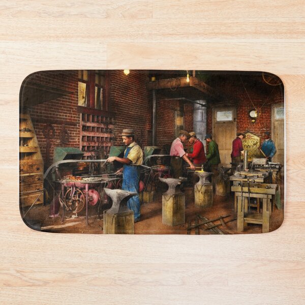 Item preview, Blacksmith - Blacksmithing school 1899 designed and sold by Mike Savad Photography.