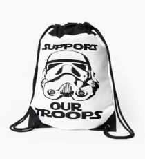 Support Our Troops Drawstring Bag