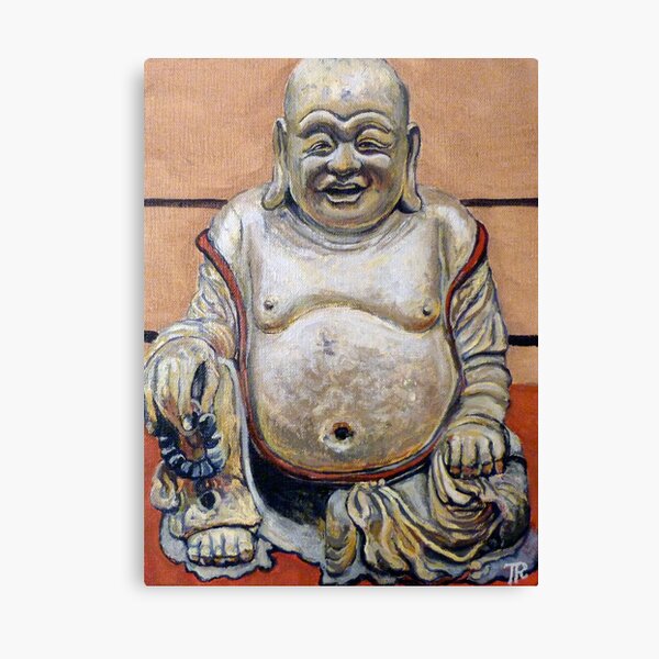 Happy Buddha Canvas Print