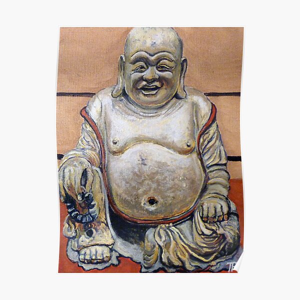 Happy Buddha Poster