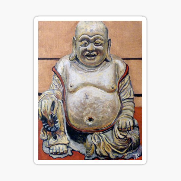 Happy Buddha Sticker