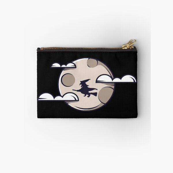 Item preview, Witch Halloween moon flying broom designed and sold by KleinJenny.