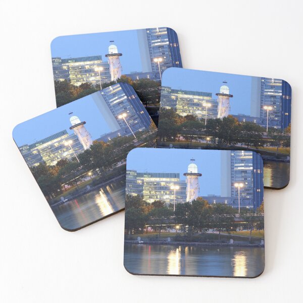 Item preview, Lighthouse at the Danube Island in Vienna Austria designed and sold by goceris.