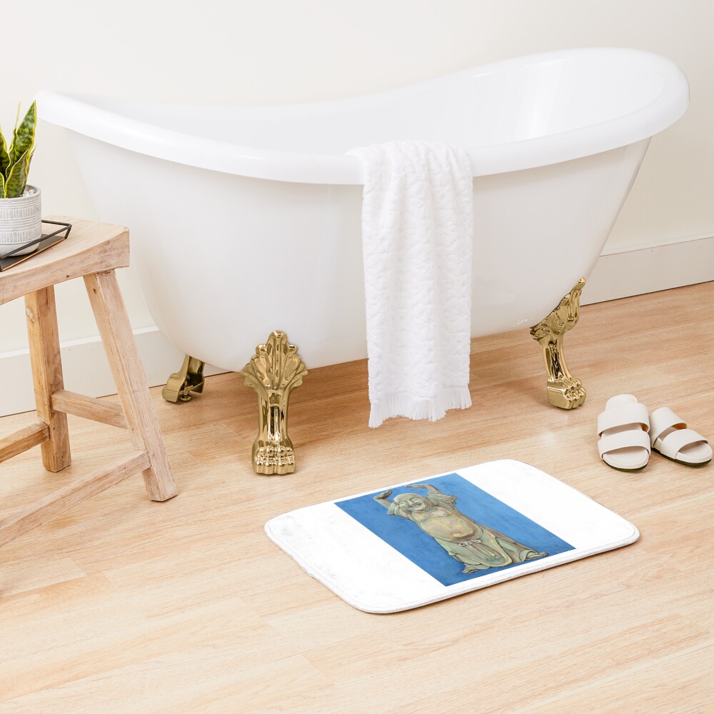 Standing Happy Bath Mat