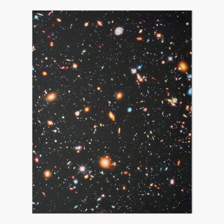 Lámina rígida for Sale con la obra «Campo profundo extremo del Hubble -» de bauswkll | Redbubble