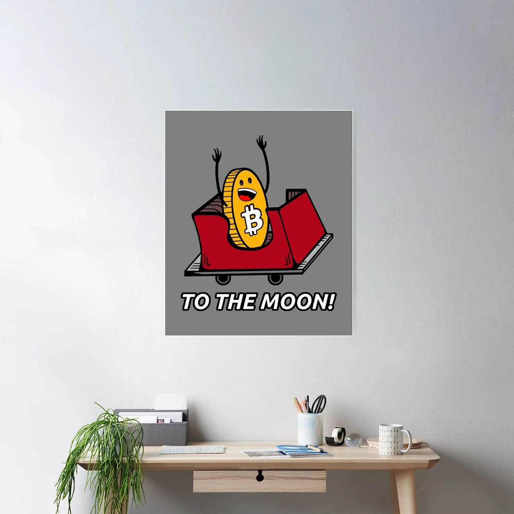 Bitcoin Roller Coaster Guy to the Moon!