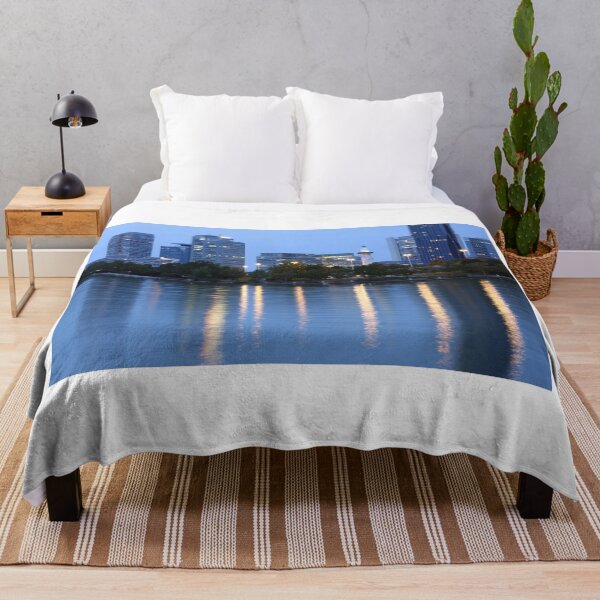 Item preview, Vienna skyline on the Danube river at night Austria designed and sold by goceris.