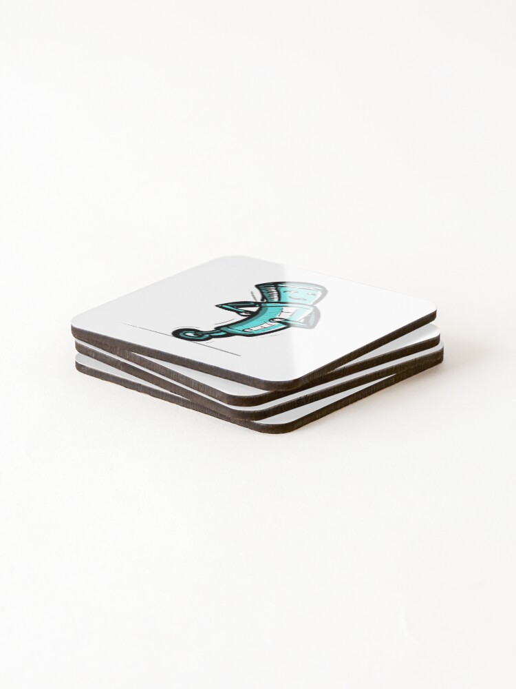 Thumbnail 4 of 5, Coasters (Set of 4), Fast robot, getting things done! designed and sold by PaperbackDesign.