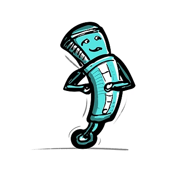 Artwork thumbnail, Fast robot, getting things done! by PaperbackDesign