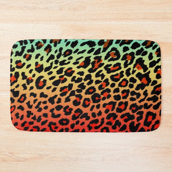 Item preview, Blue Gold Red Cheetah Print designed and sold by HomeLivingCo.
