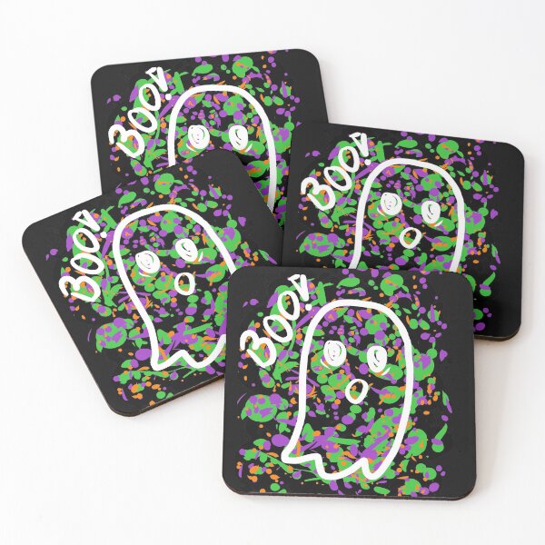 Item preview, Splatter Pattern HALLOWEEN Ghost designed and sold by DragonAries.