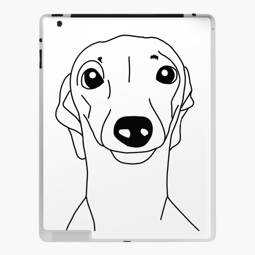 Italian Greyhound head iPad Case & Skin for Sale by martinazian