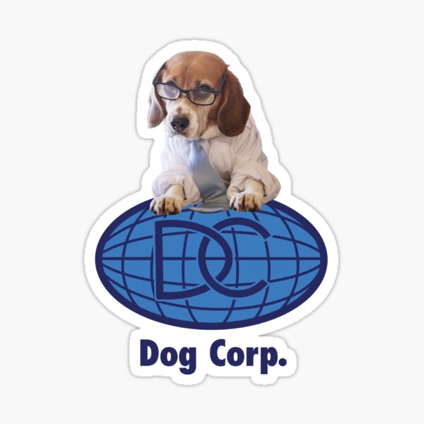 Dog Corp.  Sticker