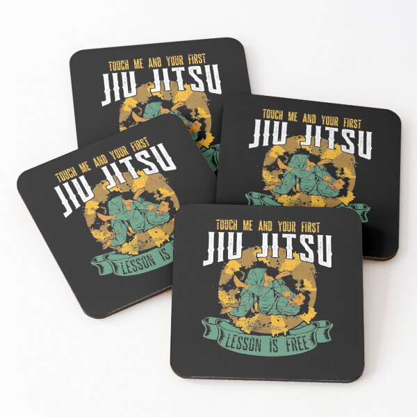Item preview, Touch Me First Jiu Jitsu Lesson Is Free Funny Brazilian BJJ designed and sold by Dressed For  Duty.