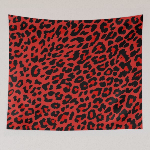 Item preview, Crimson Cheetah Print designed and sold by HomeLivingCo.