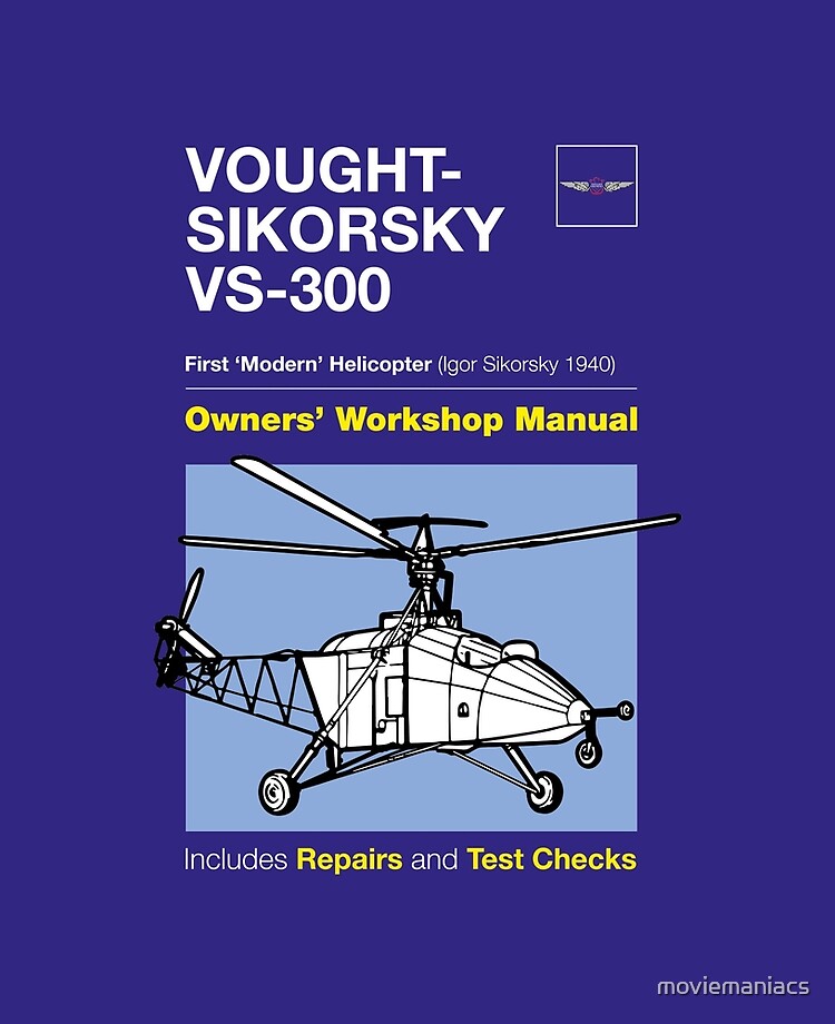 Vought Sikorsky Vs 300 Owners Manual Ipad Case Skin By Moviemaniacs Redbubble