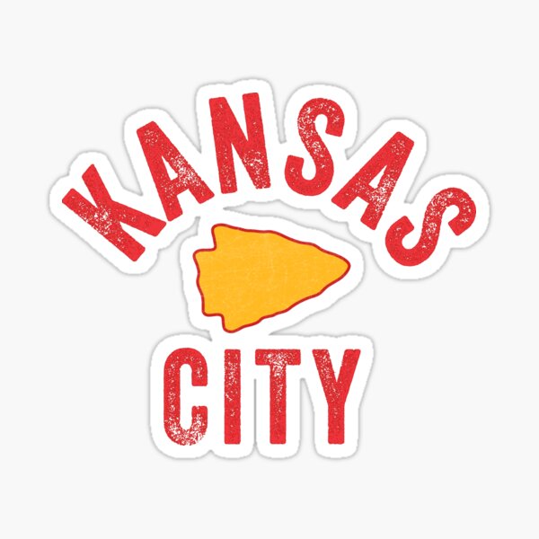 KC Football Tribal Gear Arrowhead Kansas City Vintage Kc Fan Local Pro Gear KC Face mask Kansas City facemask Sticker