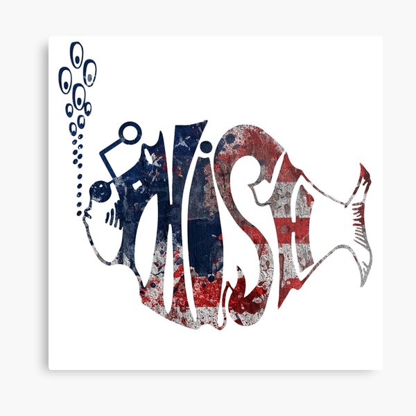 Logo Americab Phish Color Metal Print