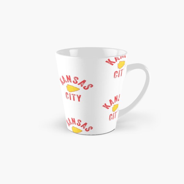 KC Football Tribal Gear Arrowhead Kansas City Vintage Kc Fan Local Pro Gear KC Face mask Kansas City facemask Tall Mug