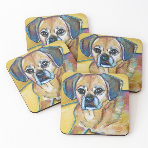 Item preview, Cute n' Colorful PUGGLE designed and sold by RobertPhelpsArt.