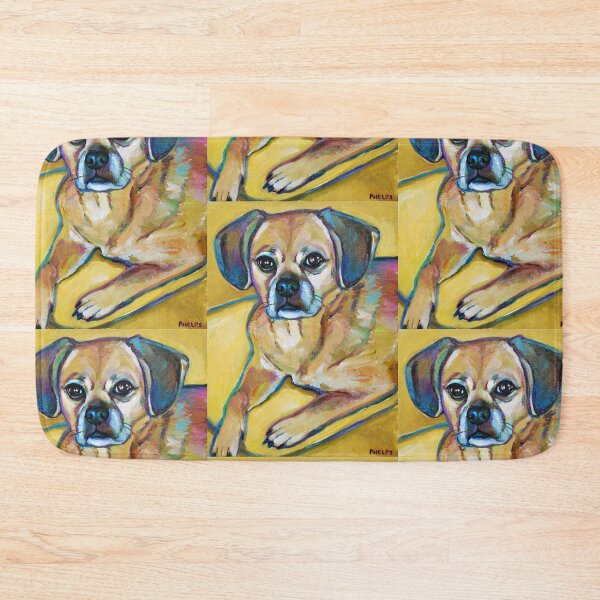 Item preview, Cute n' Colorful PUGGLE designed and sold by RobertPhelpsArt.
