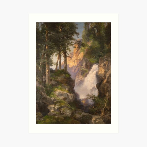 Thomas Moran - Falls At Toltec Gorge Art Print