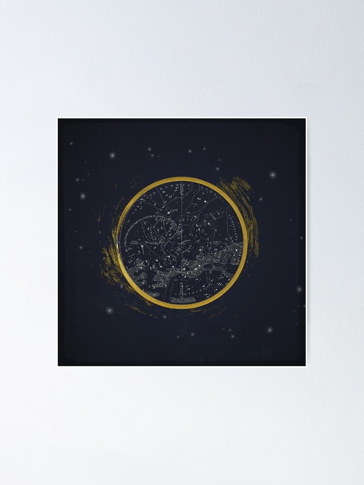 Alternate view of Vintage Cosmos: Star Map Poster