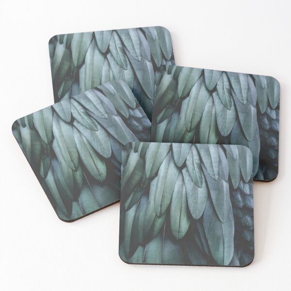 Item preview, PARROT FEATHERS DARK AQUA by Monika Strigel designed and sold by SunlightStudios.