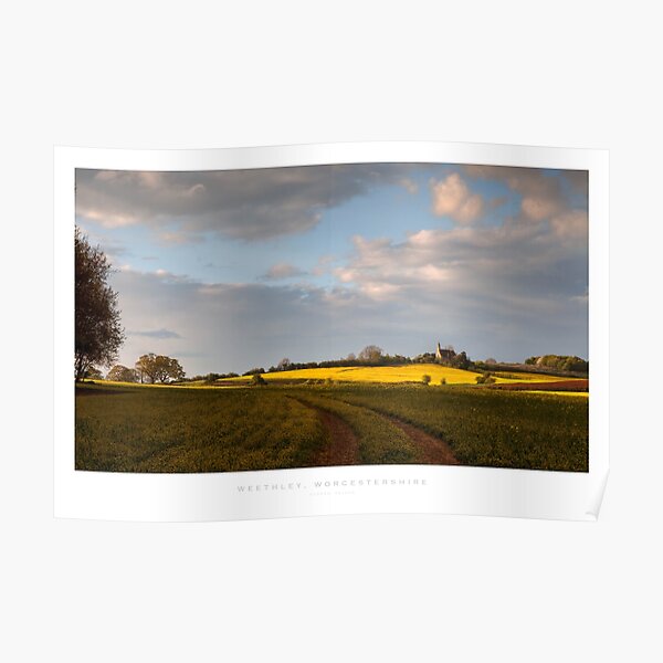 Weethley, Worcestershire Poster