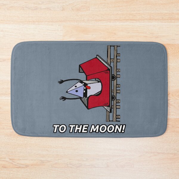 Item preview, Ethereum Roller Coaster Guy with Tracks to the Moon! (Vertical) designed and sold by TheLastStand.