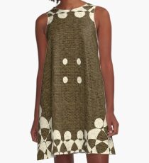 Papaya Whip Blanket A-Line Dress