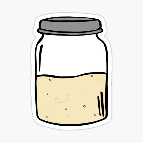 Item preview, Happy Sourdough Starter designed and sold by Ana-Designs.