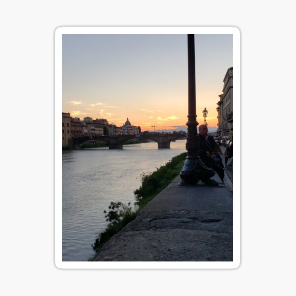 Item preview, Sunset on the Arno River, Florence designed and sold by jaustin59.