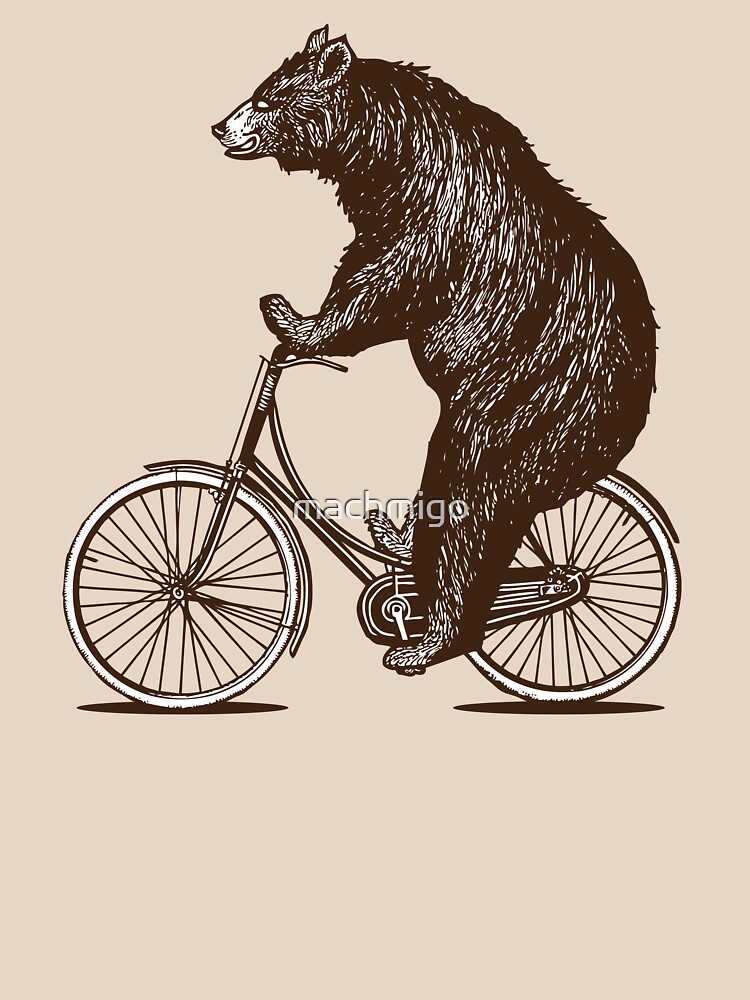Discover Bear on Bike | Essential T-Shirt 