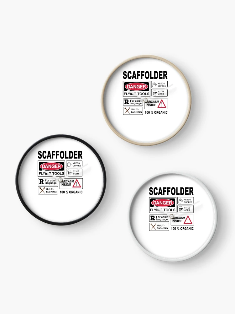 Thumbnail 3 of 4, Clock, scaffolder designed and sold by Vectorqueen.