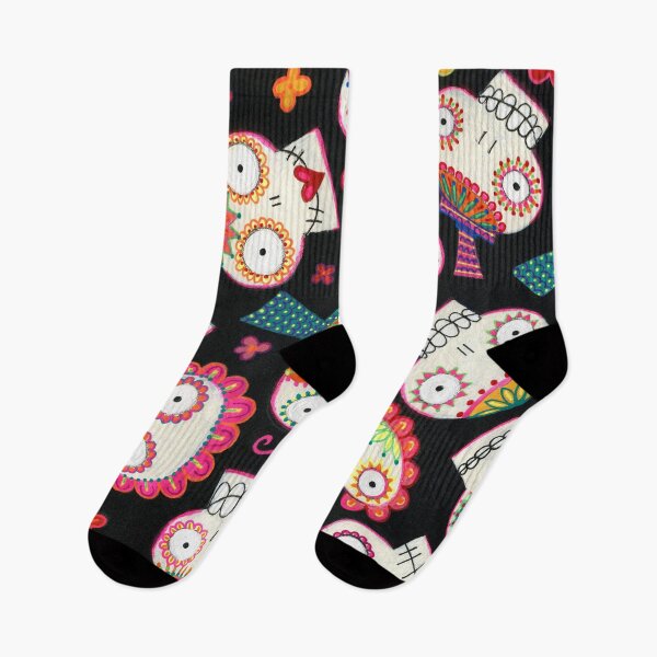 Item preview, Sugar Skulls & Flowers designed and sold by Pink-Ivy.