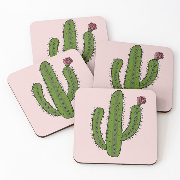 Item preview, Cactus Drawing With Flower designed and sold by Fruitsome.