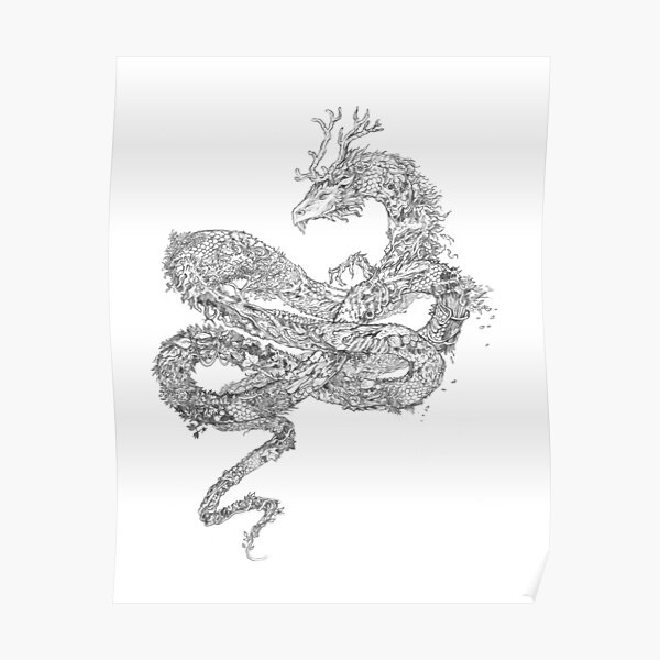Autumn Dragon Poster