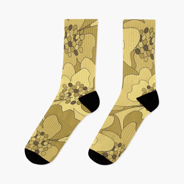 Item preview, Vanilla Ochre Passion Flowers designed and sold by Mia Harper Design.
