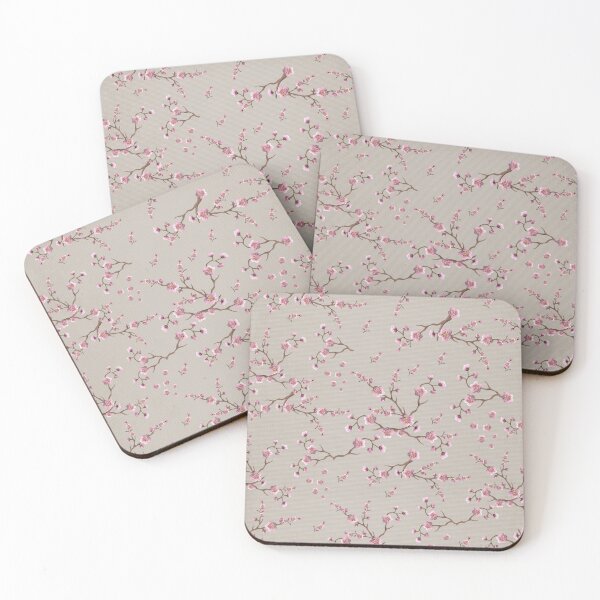 Item preview, SAKURA LOVE GREIGE by Monika Strigel designed and sold by SunlightStudios.