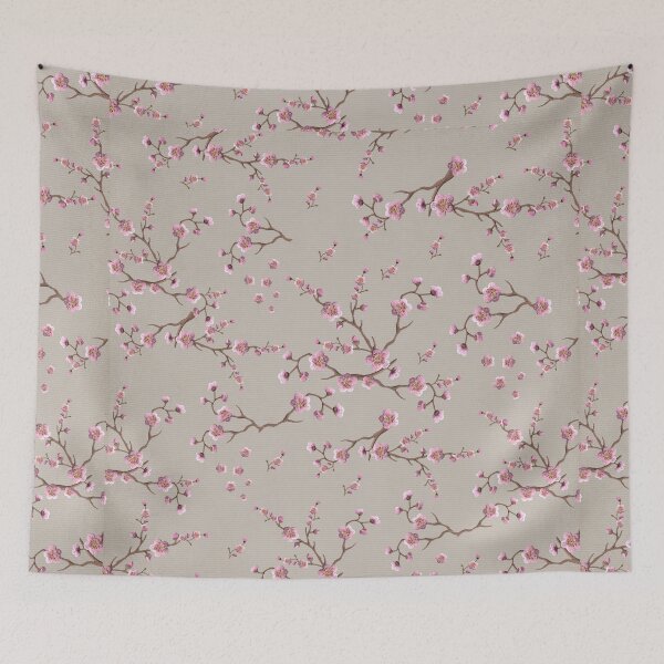 Item preview, SAKURA LOVE GREIGE by Monika Strigel designed and sold by SunlightStudios.