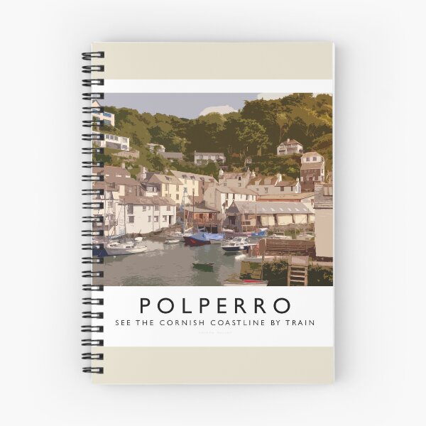 Item preview, Polperro (Railway Poster) designed and sold by andrewroland.
