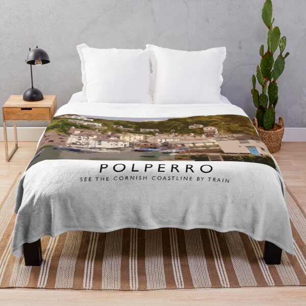 Item preview, Polperro (Railway Poster) designed and sold by andrewroland.